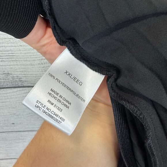 Vince Camuto Plus Size Black Pleated Pull On Midi Skirt Size XXL - Picture 7 of 7